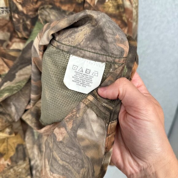 Wrangler Mens Rugged Wear VTG Button Up Shirt Size XXL Advantage Timber Camo - Picture 10 of 14